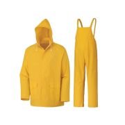 Αδιάβροχη φόρμα εργασίας με τιράντες – One Sized – 270317 – Yellow