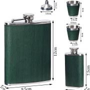 Σετ φλασκί ποτού με ποτήρια – JH-4 – 270799 – Green