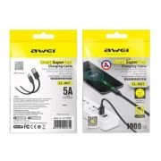 Καλώδιο φόρτισης & data – Type-C – CL-110T – Fast Charge – 5A – AWEI – 000840