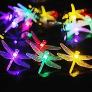 Ηλιακή γιρλάντα φωτισμού LED – Dragonfly – 5m+1m – 20D – 152820 – RGB
