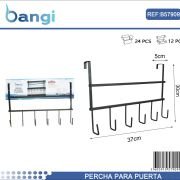 Μεταλλική κρεμάστρα πόρτας 6 θέσεων – 57909