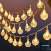 Ηλιακή γιρλάντα φωτισμού LED – Φυσαλίδα – 5m+1m – 20D – 152882 – Warm White