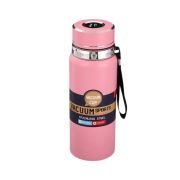 Φορητό παγούρι-θερμός με ψηφιακό θερμόμετρο – 600ml – 168440 – Pink