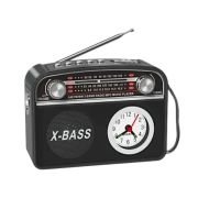 Επαναφορτιζόμενο ραδιόφωνο Retro με Bluetooth – PR-1002BT – 241434 – Black