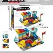 Σετ κατασκευών DIY με τουβλάκια & τσουλήθρες – 699-6 – 917489