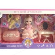 Σετ κούκλα με αξεσουάρ ομορφιάς – 6688-26-DIY – 917465
