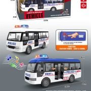 Ηλεκτρονικό λεωφορείο Police με φωτισμό – YM-9906B – 917328