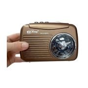 Επαναφορτιζόμενο ραδιόφωνο με ηλιακό πάνελ – PX31BTS – 401315 – Brown