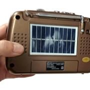 Επαναφορτιζόμενο ραδιόφωνο με ηλιακό πάνελ – PX31BTS – 401315 – Brown