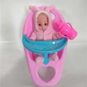 Κούκλα μωρό με καρεκλάκι φαγητού – 663 – 917395