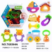 Σετ βρεφικές κουδουνίστρες & μασητικά – TG8364A – 9pcs – 917390