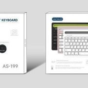 Ασύρματο πληκτρολόγιο Bluetooth – AS199 – AOAS – 651992 – Pink