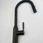 Μπαταρία βρύσης κουζίνας με επεκτεινόμενη κεφαλή – Black – 802318