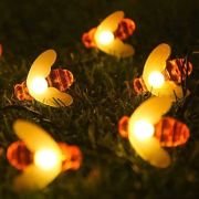 Ηλιακή γιρλάντα φωτισμού LED – Μέλισσα – 5m+1m – 20D – 152806 – Warm White