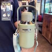 Φορητό παγούρι-θερμός – 1200ml – 696482 – Black