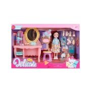 Σετ κούκλα με αξεσουάρ ομορφιάς – 862-15 – 917353