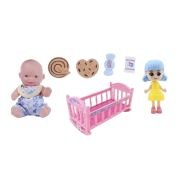 Κούκλα μωρό με κρεβατάκι & παιχνίδια – 0812-1998 – 917423