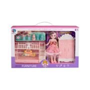 Σετ κούκλα με αξεσουάρ σπιτιού – 6688-15-DIY – 917466