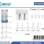 Μεταλλική επιτοίχια κρεμάστρα 5 θέσεων – 26400