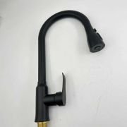 Μπαταρία βρύσης κουζίνας με επεκτεινόμενη κεφαλή – Black – 802295