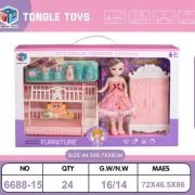 Σετ κούκλα με αξεσουάρ σπιτιού – 6688-15-DIY – 917466