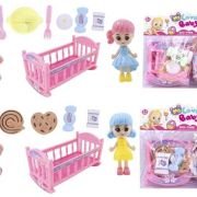 Κούκλα μωρό με κρεβατάκι & παιχνίδια – 0812-1998 – 917423