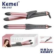 Ισιωτική & μπουκλιέρα μαλλιών – 2in1 – KM-3167 – Kemei