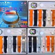 Σετ Smartwatch με 7 λουράκια – T-Watch X Max – 814178 – Orange