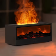 Υγραντήρας χώρου με εφέ φλόγας – 626286 – Black