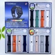 Σετ Smartwatch με 4 λουράκια – T20 Max – 814192 – Grey