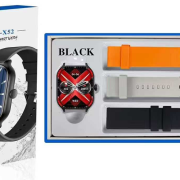 Σετ Smartwatch με 3 λουράκια – WISME-X52 – 750612 – Black