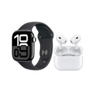 Σετ Smartwatch με ασύρματα ακουστικά Bluetooth & 7 λουράκια – S3000 Pro Max – 814093 – Black