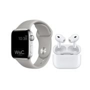 Σετ Smartwatch με ασύρματα ακουστικά Bluetooth & 7 λουράκια – S3000 Pro Max – 814093 – Grey