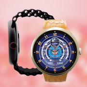 Σετ Smartwatch με 7 λουράκια – V16 Pro Max – 814161 – Orange/Brown