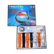 Σετ Smartwatch με 7 λουράκια – T-Watch X Max – 814178 – Orange