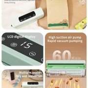 Συσκευή αεροστεγούς σφράγισης τροφίμων & αεροσυμπιεστής – DTY-188 – 814307 – Green