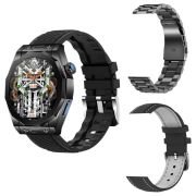 Σετ Smartwatch με 3 λουράκια – Z83 MAX – 880518 – Black