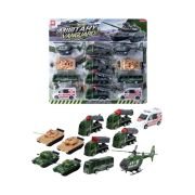 Σετ πολεμικά οχήματα με Pull Back – 12pcs – 399-666E – 917263