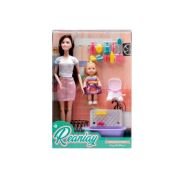 Κούκλα με παιδί και αξεσουάρ φροντίδας – CS699-46 – 917471