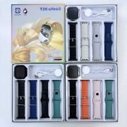 Σετ Smartwatch με 4 λουράκια – T20 UItra2 – 814208 – Black