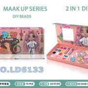 Αξεσουάρ για κοτσιδάκια μαλλιών με σετ μακιγιάζ & νυχιών – LD6133 – 917516