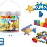 Σετ κατασκευών DIY με τουβλάκια νιφάδες – 120pcs – 8647-2 – 917512