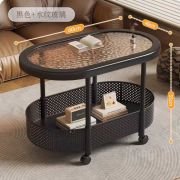 Τροχήλατο βοηθητικό τραπέζι σαλονιού διώροφο – 10712 – 282166 – White