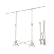 Πτυσσόμενη κρεμάστρα δαπέδου & απλώστρα ρούχων – DG202501 – 282180 – White