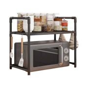 Μεταλλική ραφιέρα οργάνωσης κουζίνας – YH6616-1B – 718509 – Black