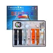 Σετ Smartwatch με 7 λουράκια – T-Watch X Max – 814178 – Black
