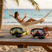 Παιδική μάσκα θαλάσσης με αναπνευστήρα – 8010/2TTAC1 – 117400