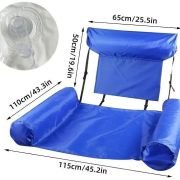 Φουσκωτή πολυθρόνα θαλάσσης πλωτή – SL-D098 – 152087 – Orange