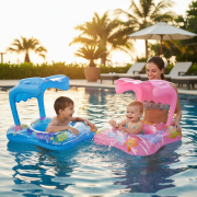 Παιδικό φουσκωτό σωσίβιο με κάθισμα & σκέπαστρο – 155015