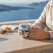 Σετ κεραμική κούπα Souvenir – 12pcs – Greece – 221127